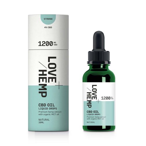 Love Hemp CBD Oil Natural 1200mg 30ml