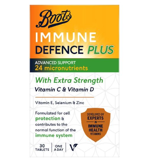 Boots Immune Defence Plus Advanced Support 24 Micronutrients, 30 Tablets