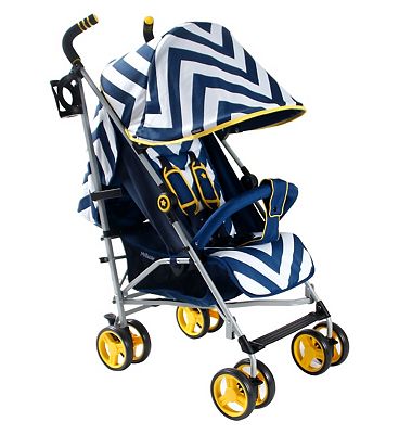 My Babiie MB02 Stroller – Blue Chevron