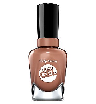 Sally Hansen Miracle Gel Nail Polish - Totem-ly- Yours - Mocha Brown Nail Colour