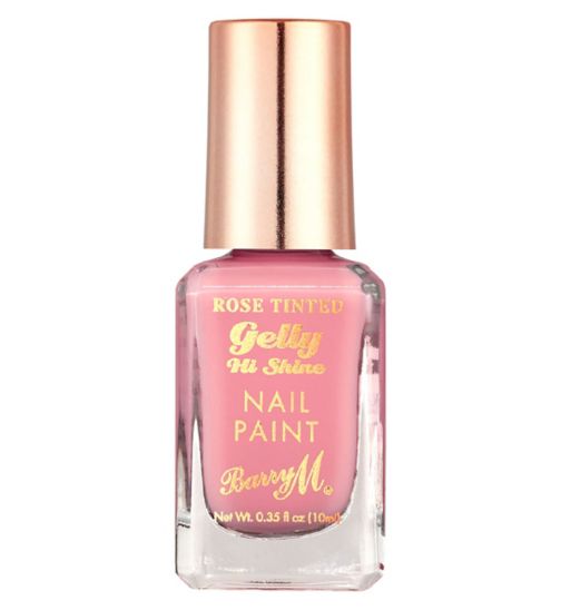 Barry M Rose Tinted Gelly Nail Paints Eden Rose - 10ml