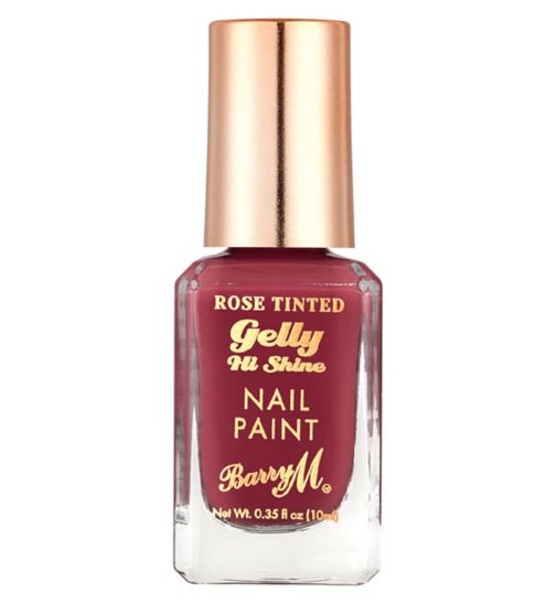 Barry M Rose Tinted Gelly Nail Paints French Rose - 10ml
