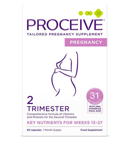 Proceive Pregnancy Supplement Trimester 2 Capsules 60s