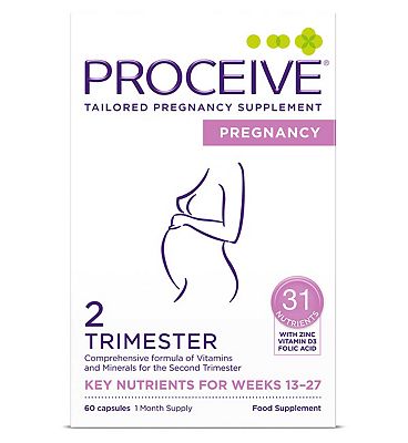 Proceive Pregnancy Supplement Trimester 2 Capsules 60s