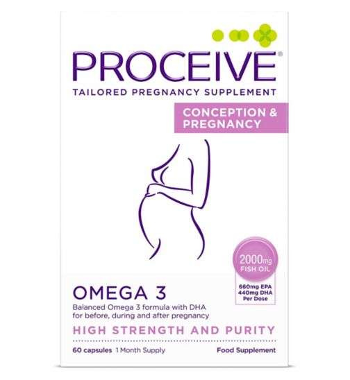 Proceive Conception & Pregnancy Omega 3 Capsules 60s