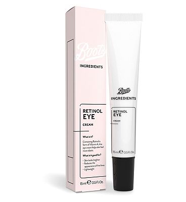 Boots Ingredients Retinol Eye Cream 15ml