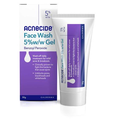Acnecide Face Wash 5% W/W Gel 50g