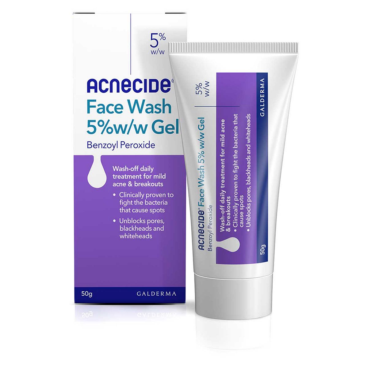 Acnecide Face Wash 5% W/w Gel 50g