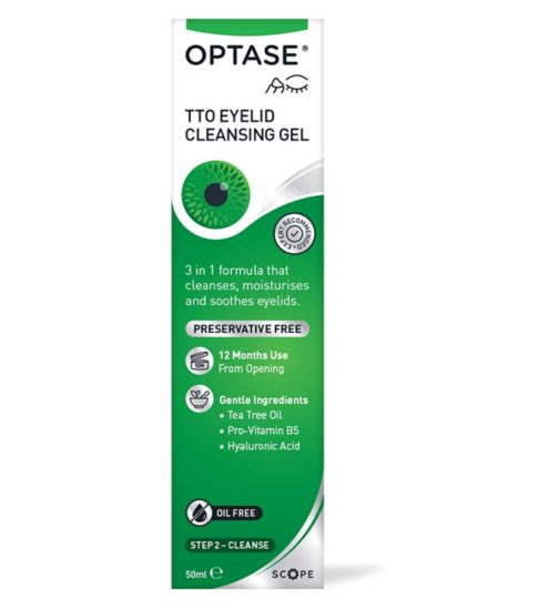 Optase Eyelid Cleansing Gel 50ml