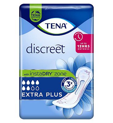 TENA Discreet Extra Plus Incontinence Pads for Bladder Weakness 8pk