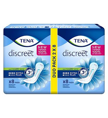 TENA Discreet Extra Incontinence Pads 10 pack - Tesco Groceries