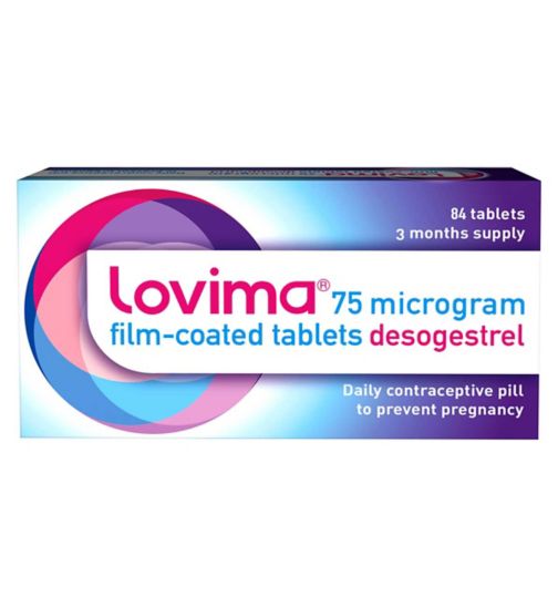 Lovima 75 Microgram Film-Coated Tablets 84s - 3 month supply