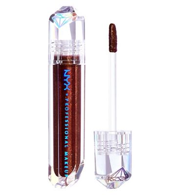 NYX Professional Makeup Diamonds & Ice Please Frosted Lip Topper Left On Read