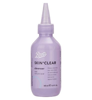 Boots Skin Clear Cleanser with salicylic acid 145ml