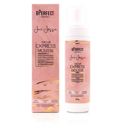 BPerfect Cosmetics x Jac Jossa - 1 Hour Express Mousse Tanning Mousse Baby Powder Scented 200ml