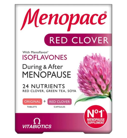 Menopace Plus Red Clover Tablets & Capsules