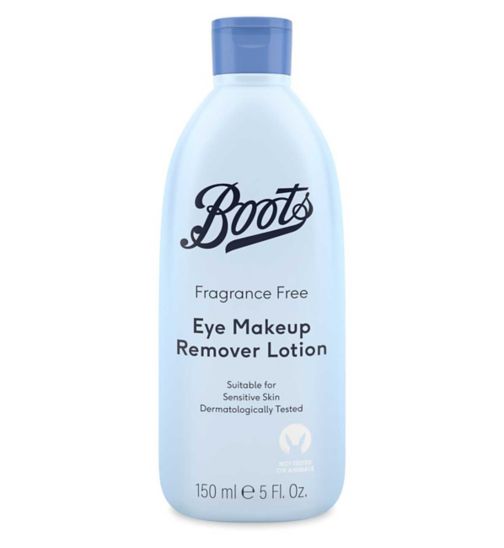 Boots Fragrance Free Eye Make-Up Remover Lotion 150ml