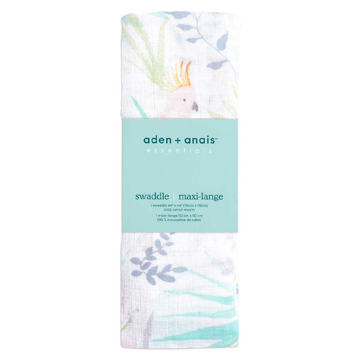 Aden and Anais Cotton Muslin Swaddle Blanket - Tropicalia