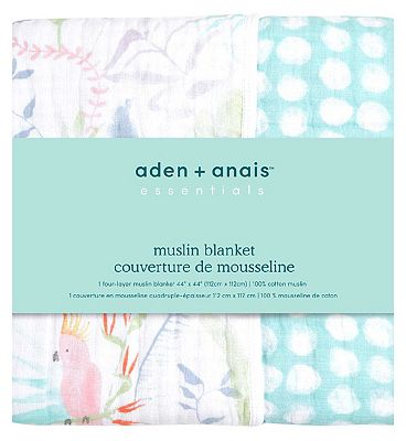 aden + anais Essentials Cotton Muslin Blanket Tropicalia