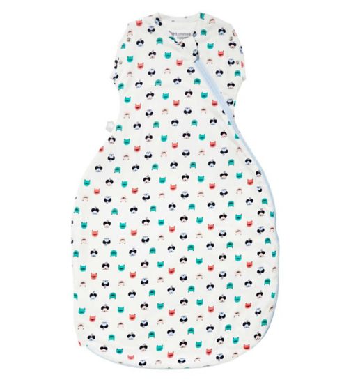 Tommee Tippee 1 Tog 3-9 Months Baby Swaddle For Newborn, Cat and Mouse Sleeping Bag