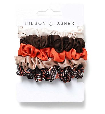 Ribbon & Asher Mini Satin Scrunchie 5 Pack