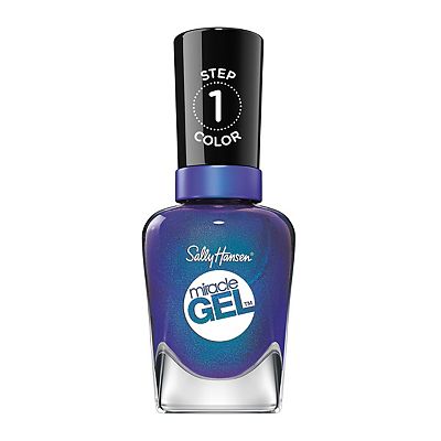Sally Hansen Miracle Gel Nail Polish - Hyp-Nautical - Deep Blue Iridescent Nail Colour