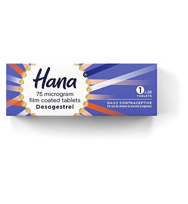 Hana 75 Microgram Film Coated Tablets 1 x 28