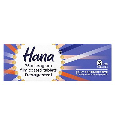 Hana 75 Microgram Film Coated Tablets 3 x 28