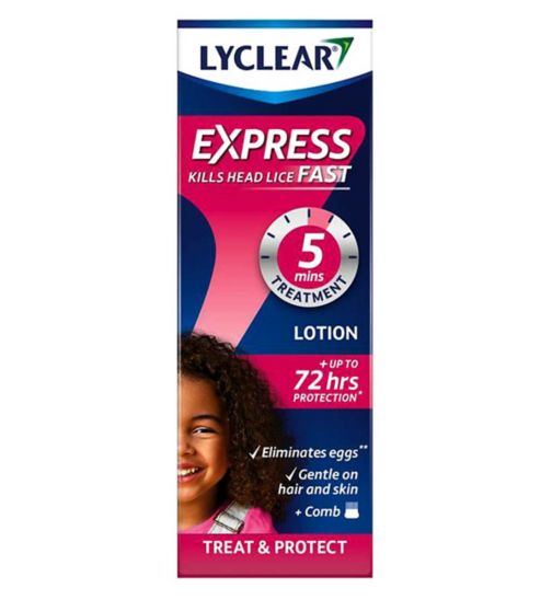 Lyclear Express Treat & Protect Head Lice Lotion 100ml