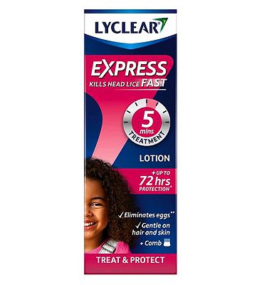 Lyclear Express Treat & Protect Head Lice Lotion 100ml