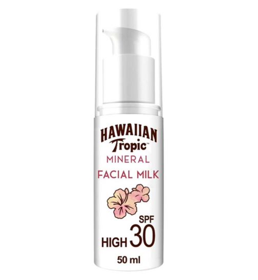 Hawaiian Tropic Mineral Sun Milk SPF30 Face 50ml