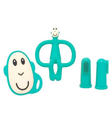 Matchstick Monkey Teething Starter Set - Green - Boots Ireland