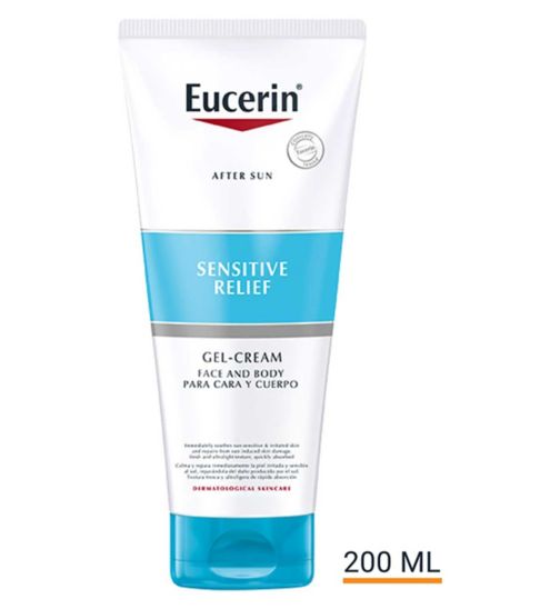 Eucerin Sun Sensitive Relief Soothing Regenerating After Sun Lotion Gel for Face & Body, 150ml
