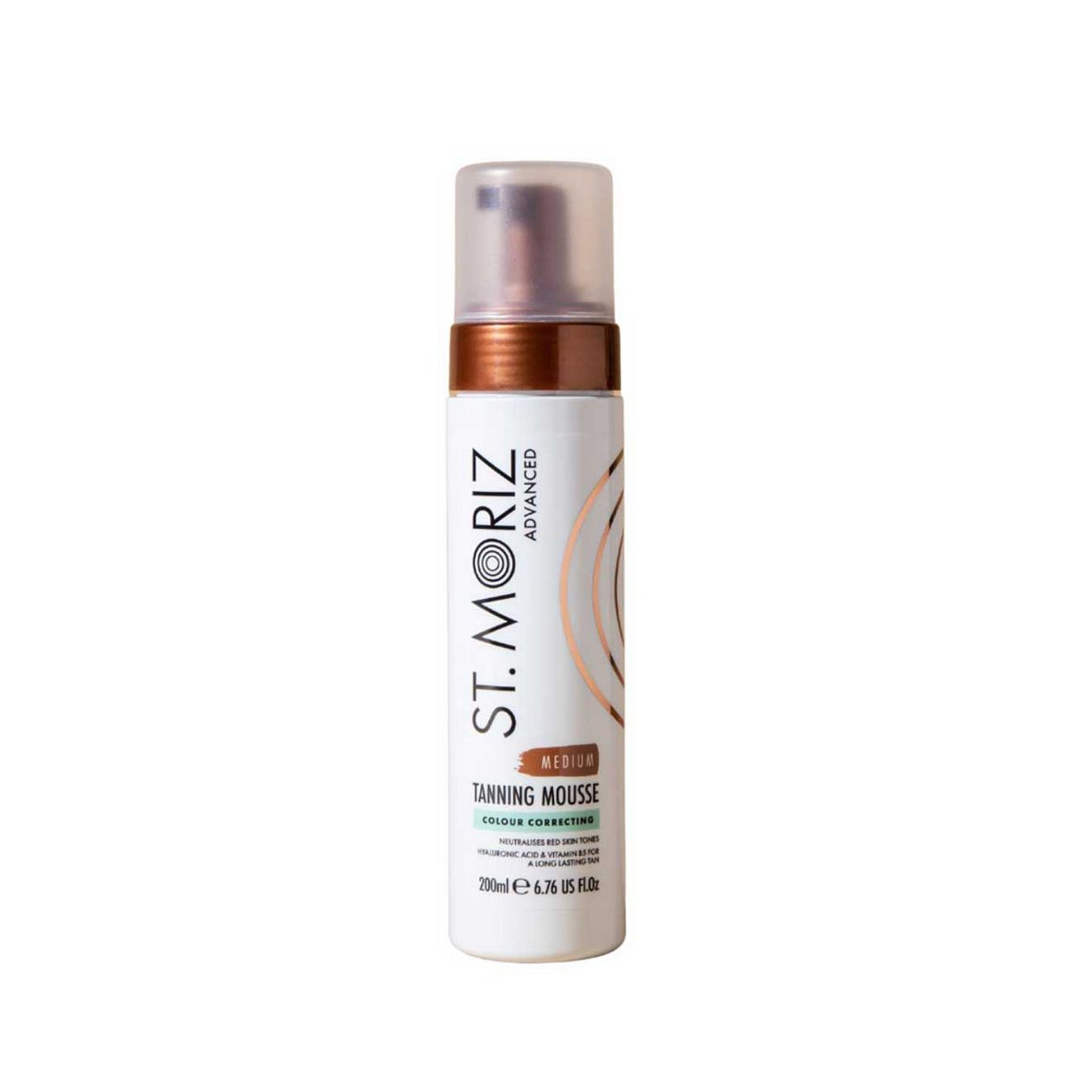 St Moriz Advanced Colour Correcting Tanning Mousse Medium200 ml, 200ml