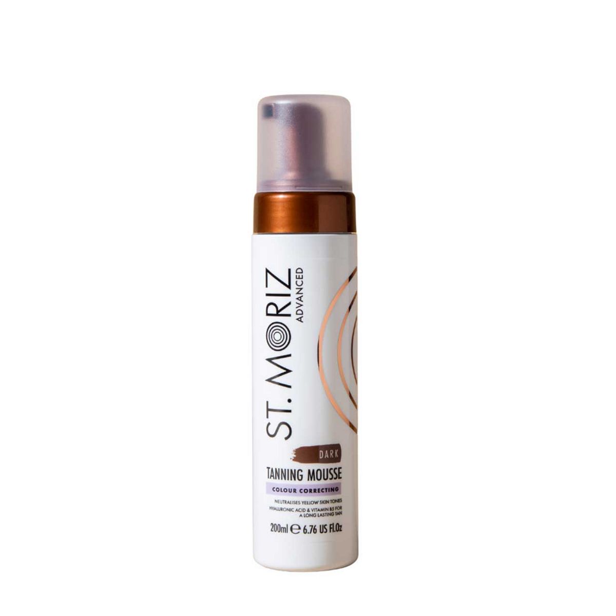 St Moriz Advanced Colour Correcting Tanning Mousse Dark200 ml, 200ml