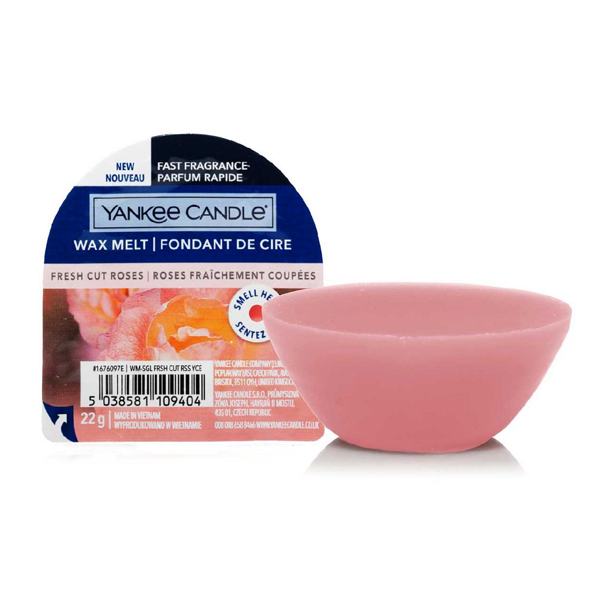 Yankee Candle Wax Melt Fresh Cut Roses
