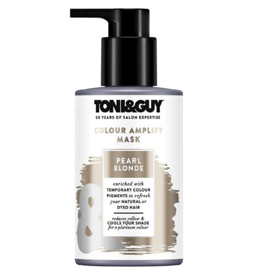 Toni & Guy Pearl Blonde Colour Amplify Hair Mask 200ml