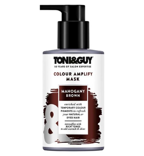 Toni & Guy Mahogany Brown Colour Amplify Hair Mask 200ml
