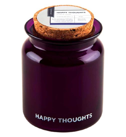 Apothecary Large Scented Candle Happy Thoughts 215g