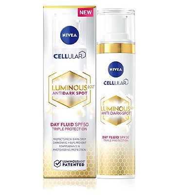 NIVEA Cellular Luminous 630 Anti-Dark Spot Day Cream Face Moisturiser SPF50 40ml