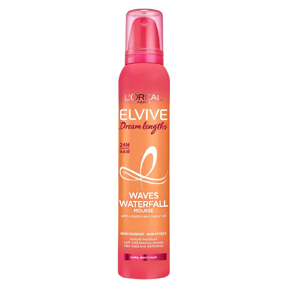 L'Oreal Paris Elvive Dream Lengths Waterfall Mousse For Long, Curly Hair200 ml, 200ml