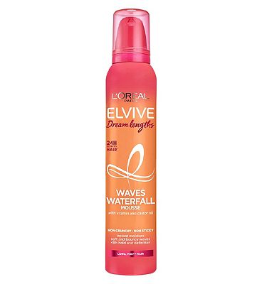 L’Oreal Paris Elvive Dream Lengths Waterfall Mousse for Long, Curly Hair 200ml