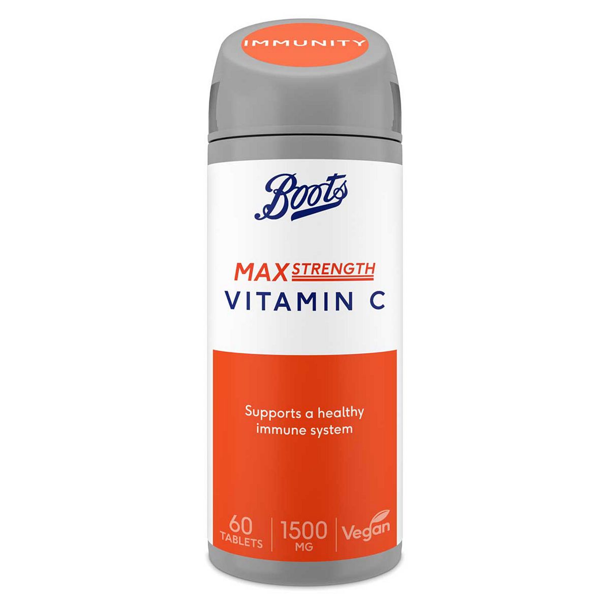 Boots Max Strength Vitamin C 1500Mg 60 Tablets