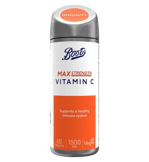 Boots Max Strength Vitamin C, 60 Tablets