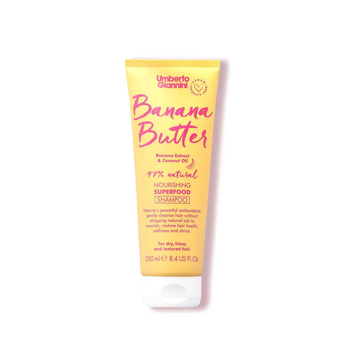 Umberto Giannini Banana Butter Nourishing Superfood Shampoo250 ml