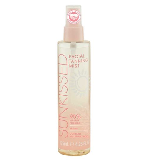 SUNKISSED Facial Tanning Mist 95% Natural 125ml Clean Ocean Edition