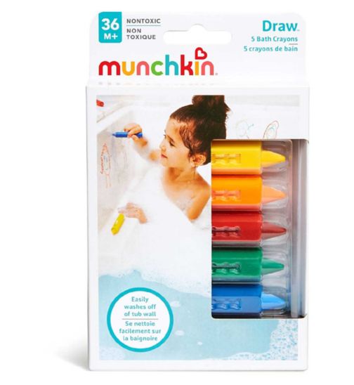 Munchkin Draw Bath Crayons - Set of 5