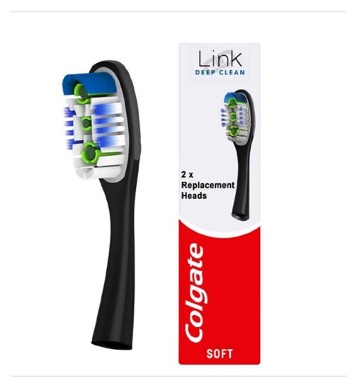 Colgate Link Deep Clean Soft Replacement Toothbrush Heads