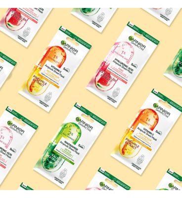 Garnier SkinActive Vitamin C Ampoule Sheet Mask Pineapple 15g (6)