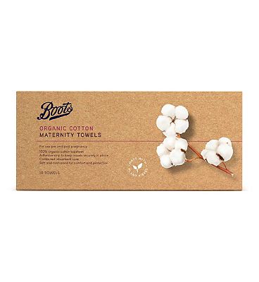 Boots Organic Cotton Maternity Towels 10pk